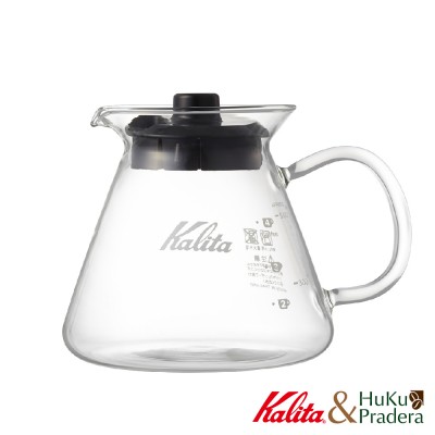 【日本】Kalita手沖咖啡耐熱玻璃壺(約500ml)-玻璃手把